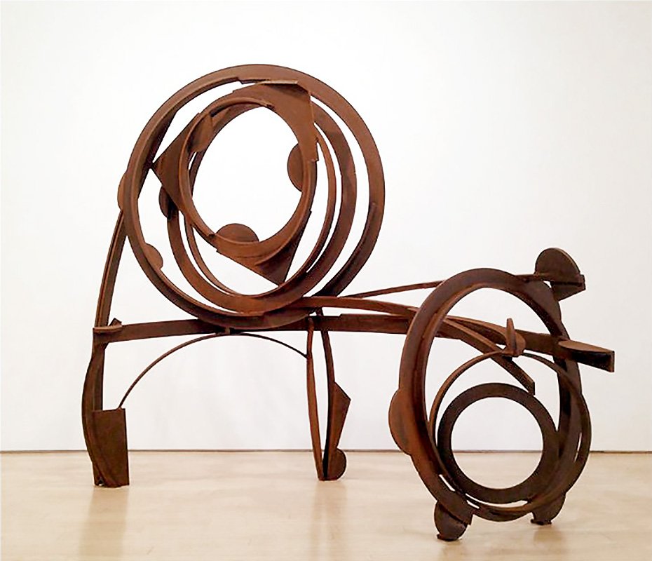 Joel Perlman Metal Sculpture  |  "Wide Wheel", 2013