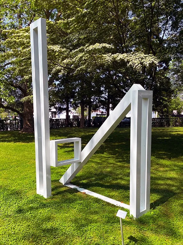 Jane Manus White Box , 2010 Welded and painted aluminum 120" x 42" x 84" $110,000