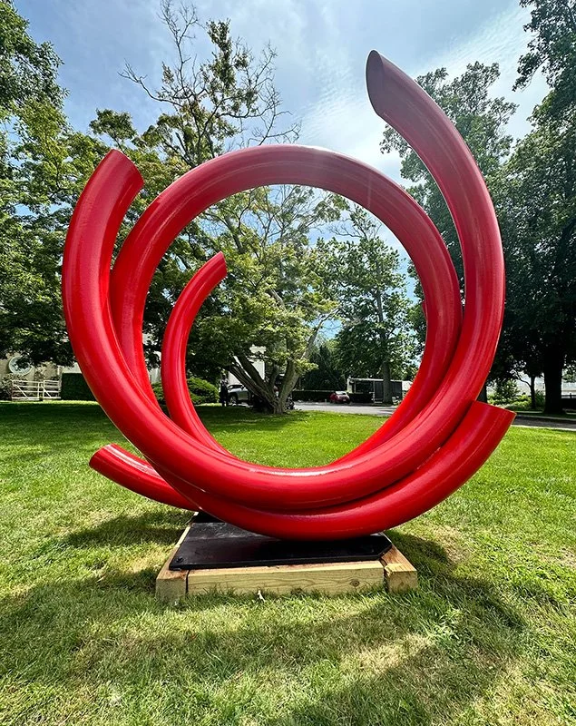 John Clement Duke , 2007 Painted steel 120" x 132" x 60" $90,000