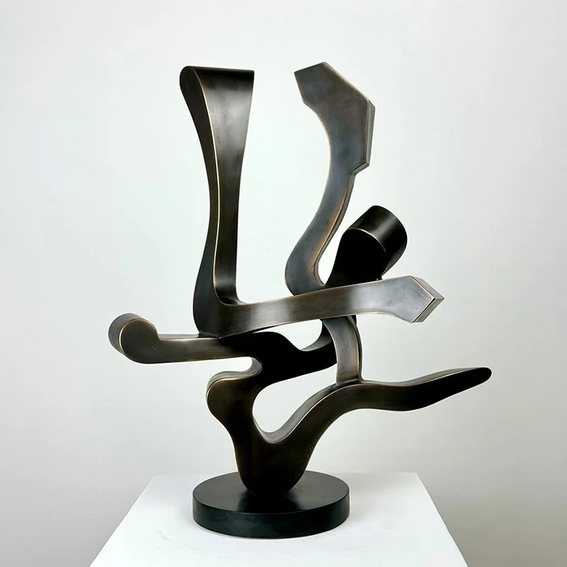   Kevin Barrett   Guided Spirit maquette , 2018   Bronze 22" x 18" x 11"   $16,000  