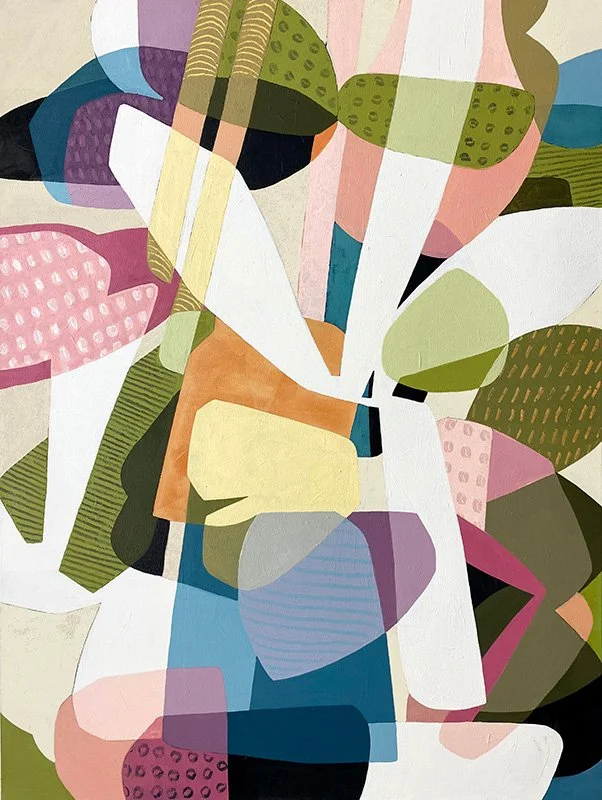   Wendy Westlake Every Beat , 2026  Acrylic on raw canvas 48" x 36" x 1.5"   $5,500  