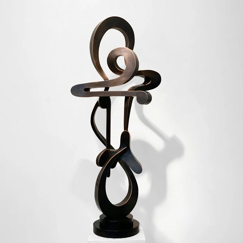   Kevin Barrett   Ethos 4 , 2024  Bronze 48" x 21" x 16"   $42,000  