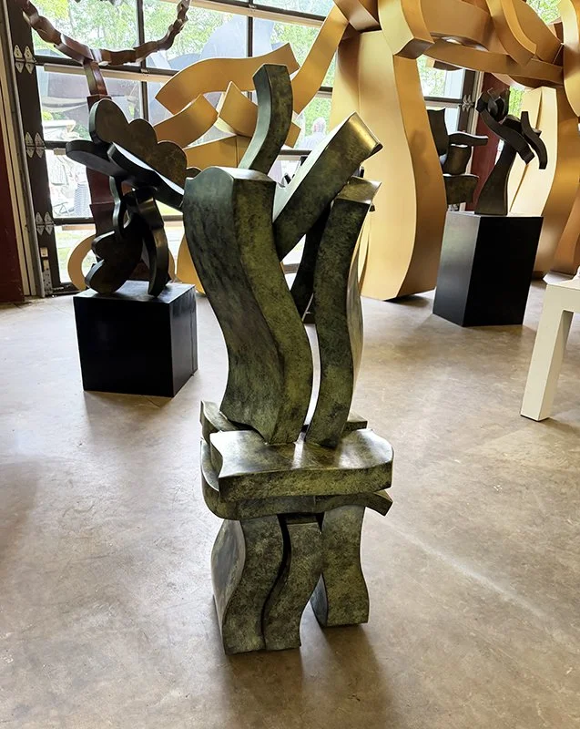   Hans Van de Bovenkamp Untitled   Unique bronze 58" x 17" x 17" 