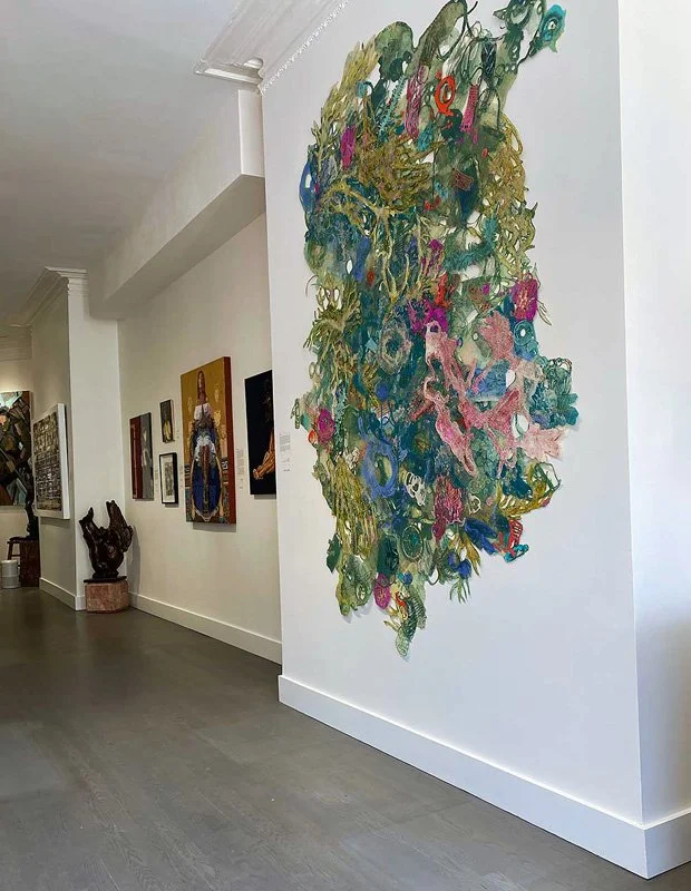 "I Will Follow You #2”, 2023 by Mixed Media Sculptor Joan Hall