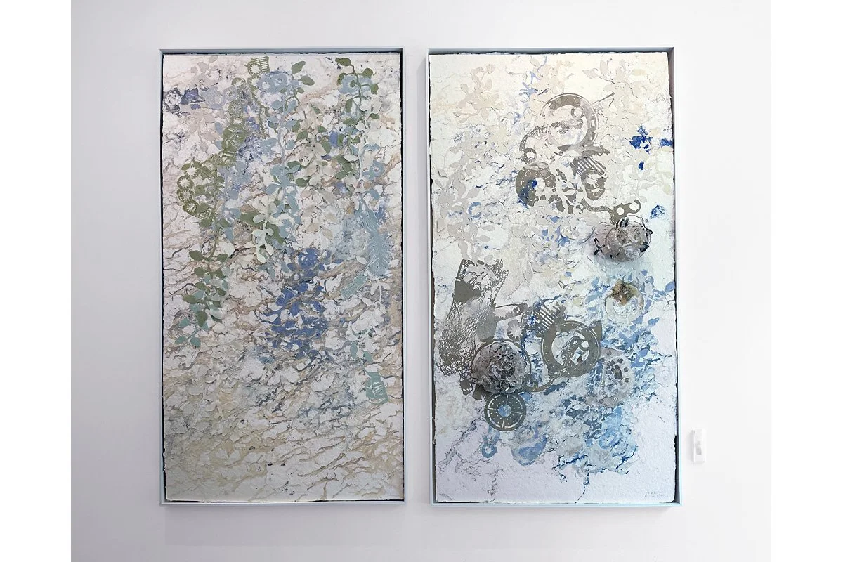 "Caught in the Current #3”, 2026 by Mixed Media Sculptor Joan Hall