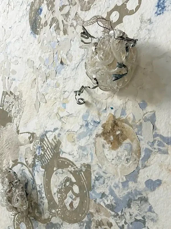 "Caught in the Current #4”, 2026 by Mixed Media Sculptor Joan Hall