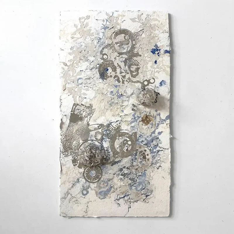 "Caught in the Current #4”, 2026 by Mixed Media Sculptor Joan Hall