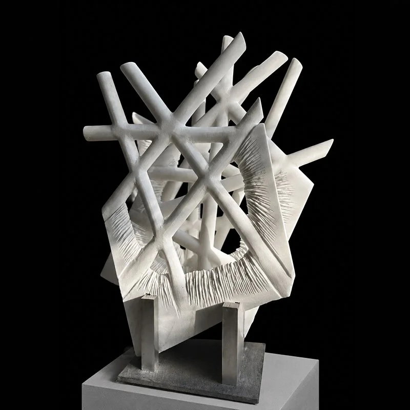   Caroline Ramersdorfer Inner View_depth unveiled , 2026  Yule Colorado marble and steel 30" x 16" x 10"   $35,000  