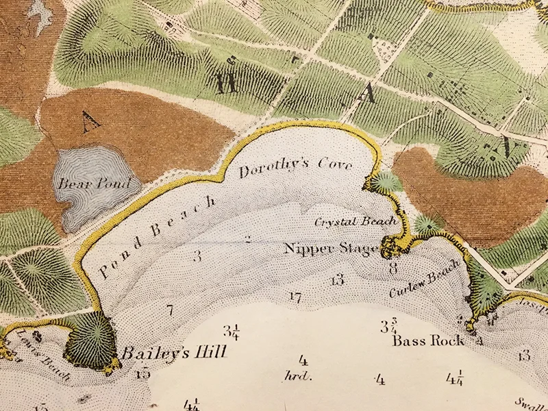 Map Of Nahant Ma Nahant Map From 1859 — Nahant Historical Society