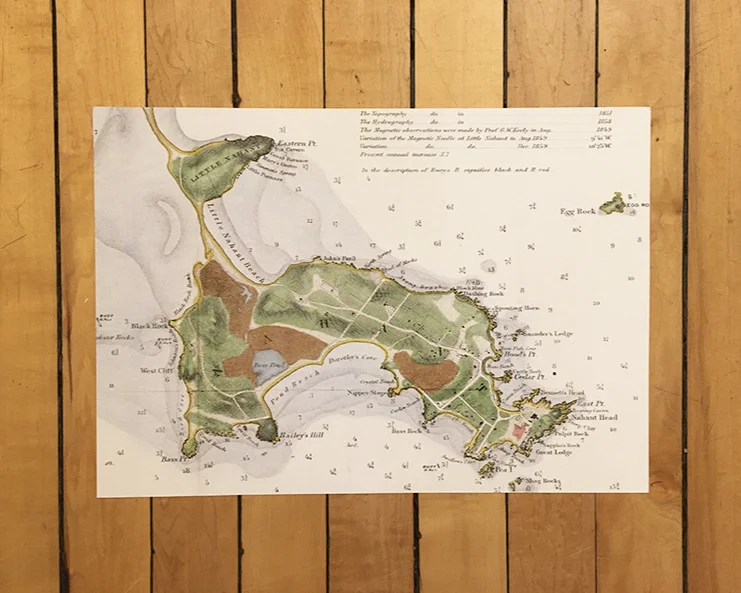 Nahant Map from 1859 — Nahant Historical Society