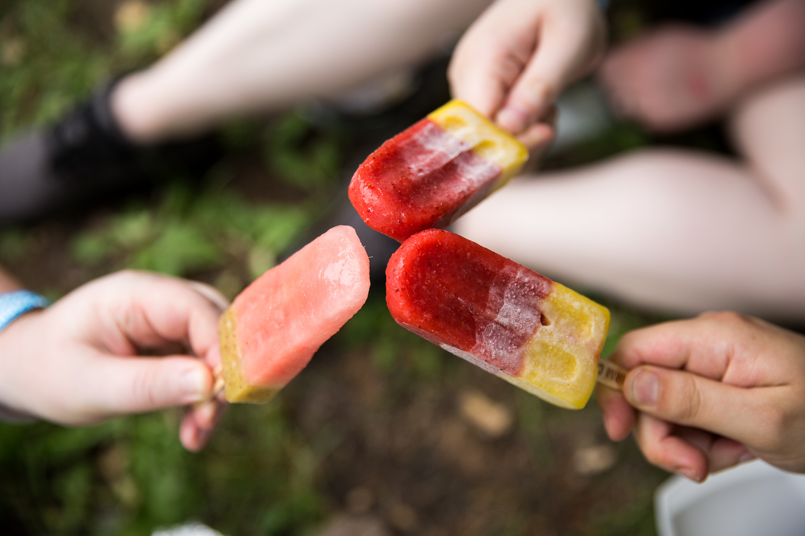 3 ice pops