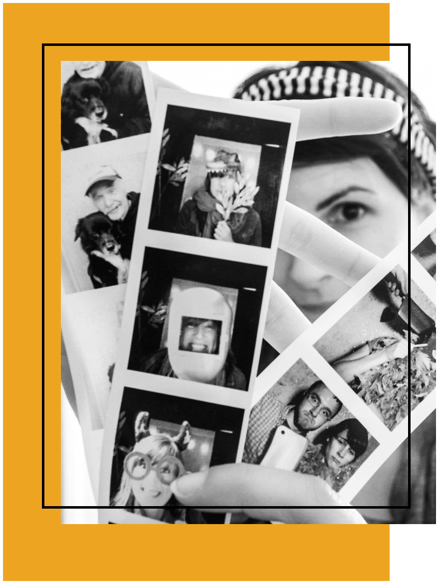 Ana with photo strips