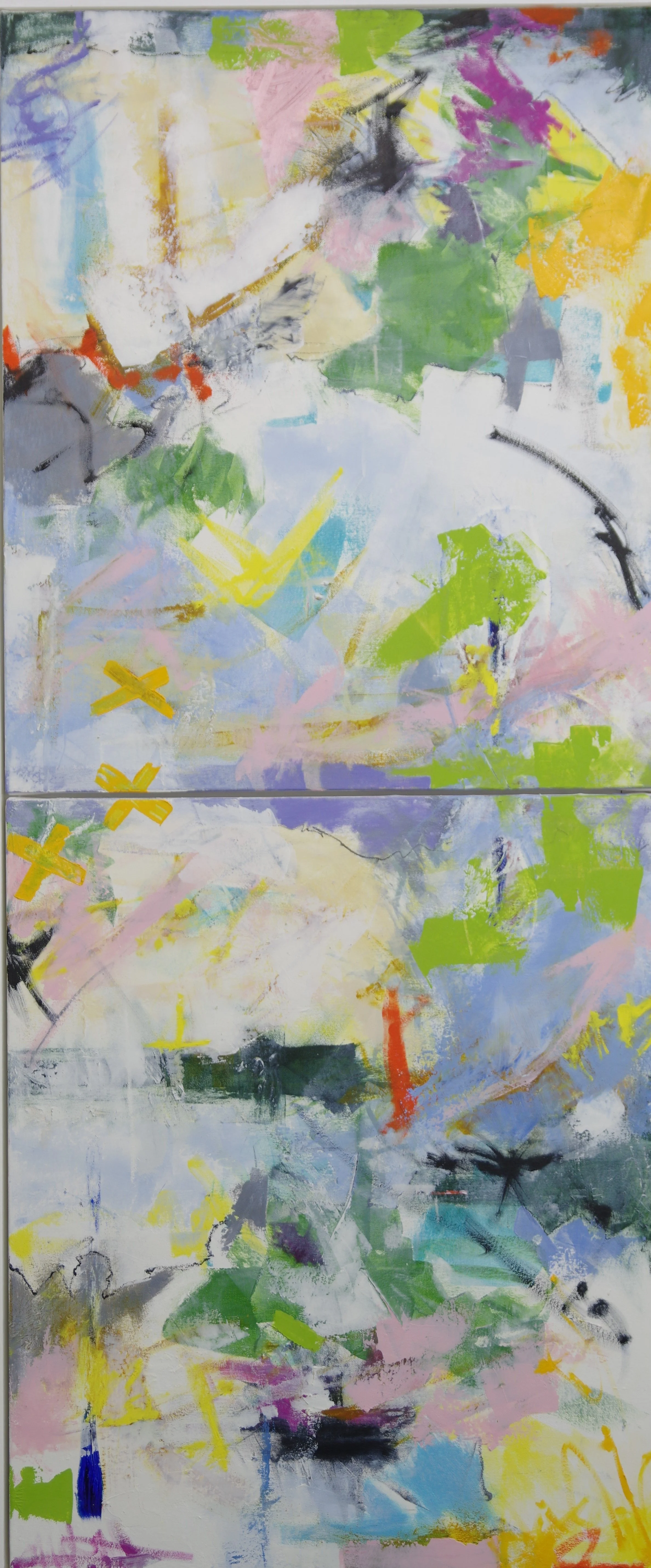 Islands Within, Oil on Canvas on Board, 56 x 24; Sold