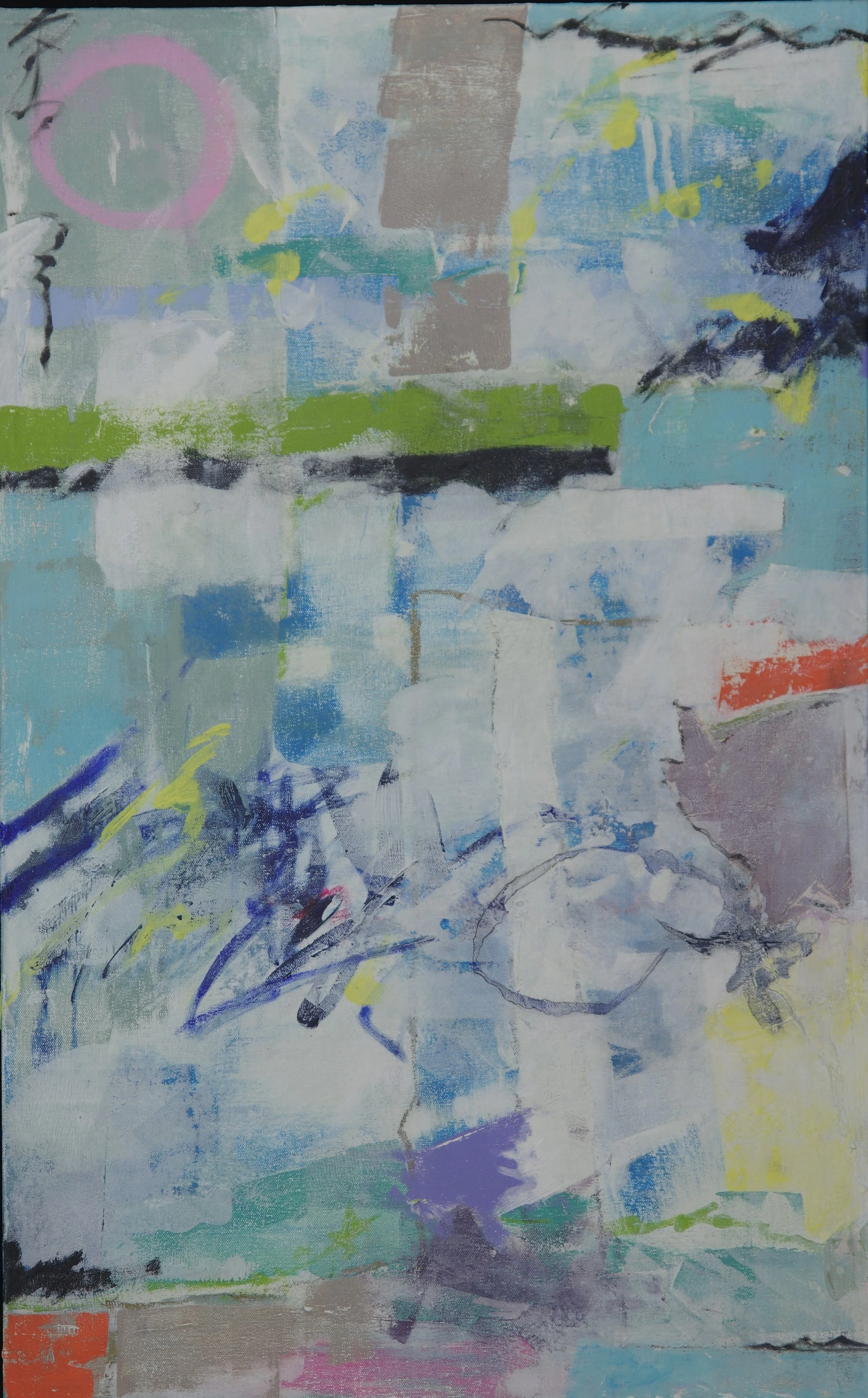 Lintel; Oil on Canvas on Board; 20 x 32; Sold