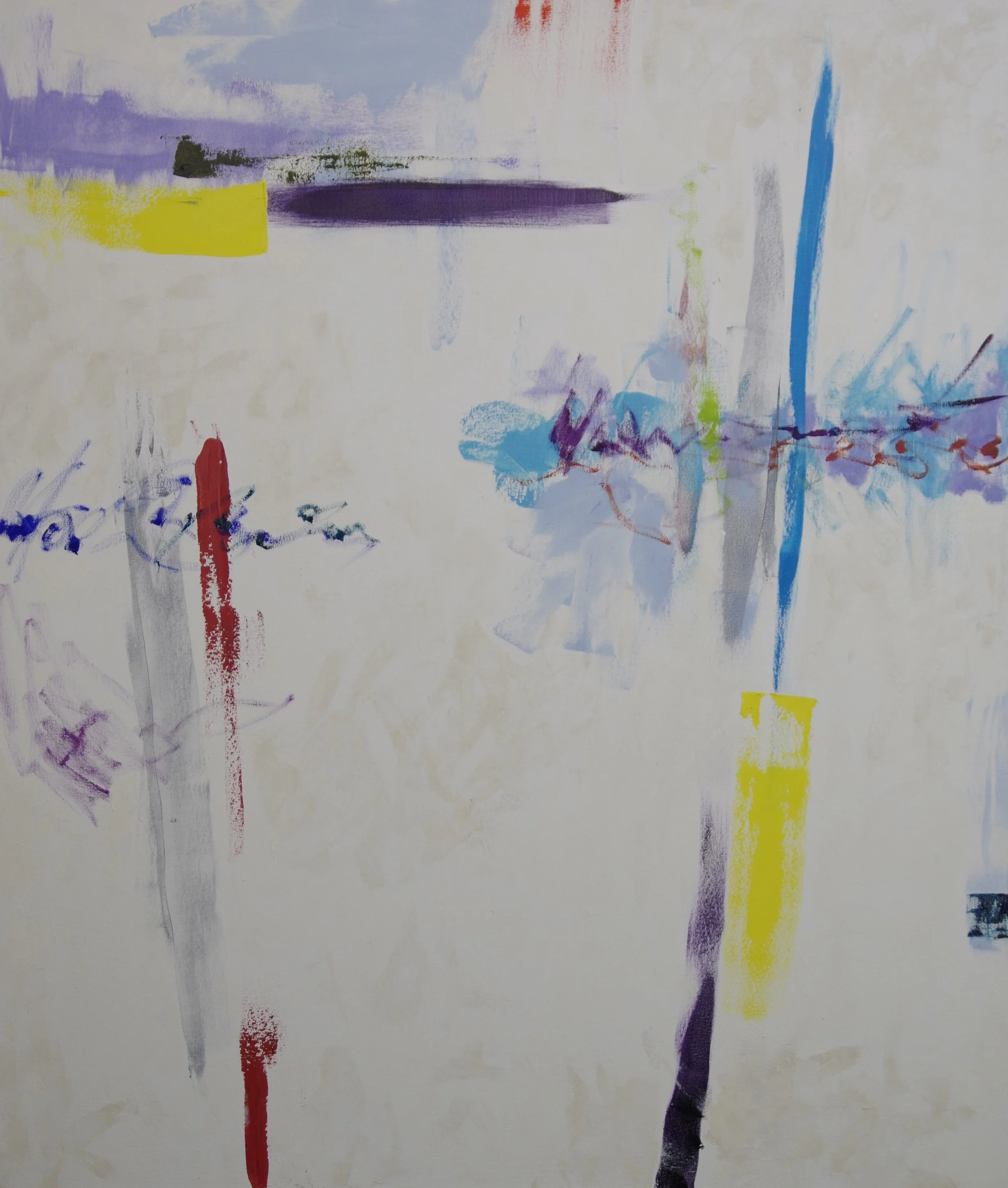 Never so Narrow the Now; Oil on Canvas on Board; 36 x 46, Sold