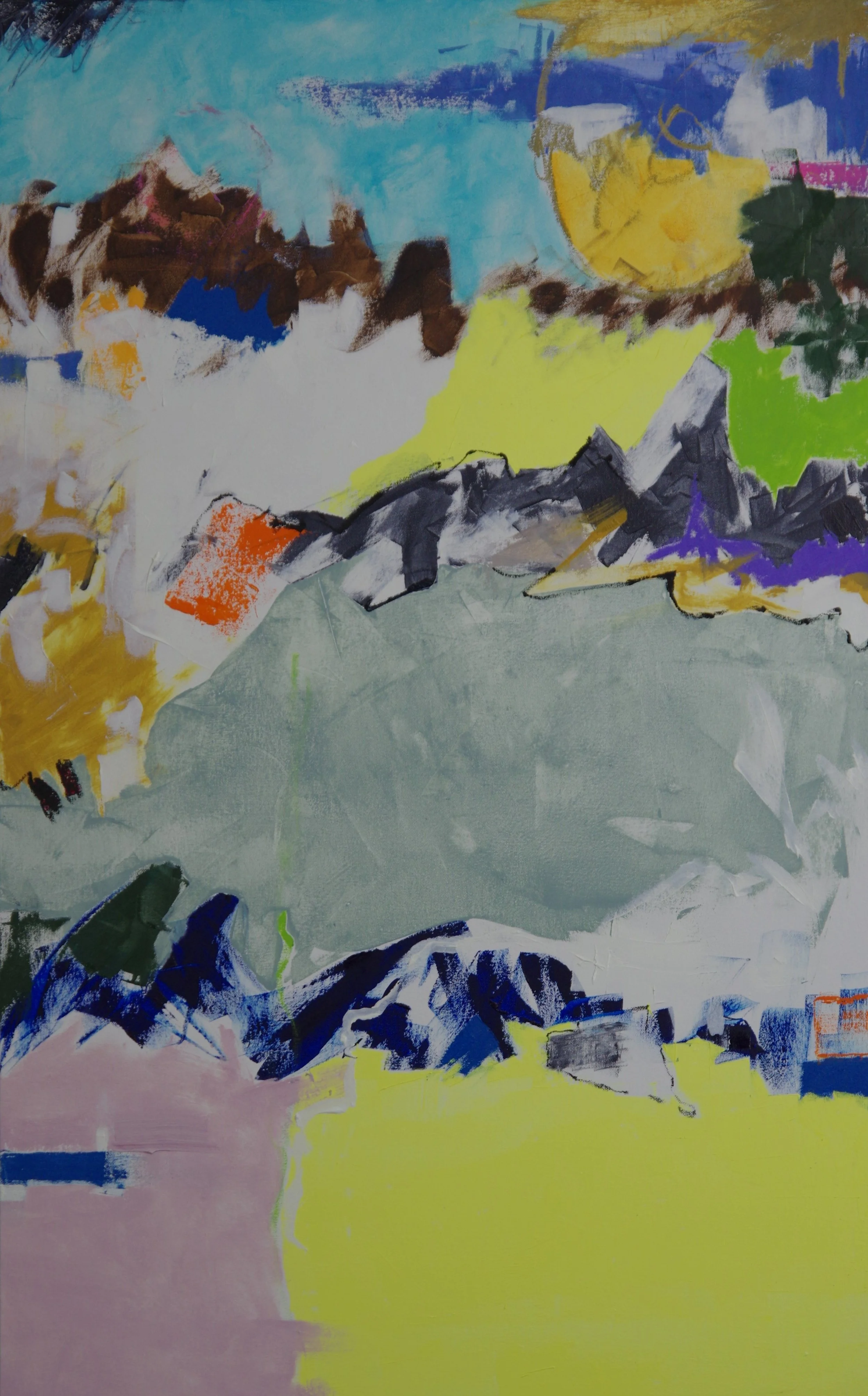 Songlines; Oil on Canvas on Board; 36 x 24; Sold