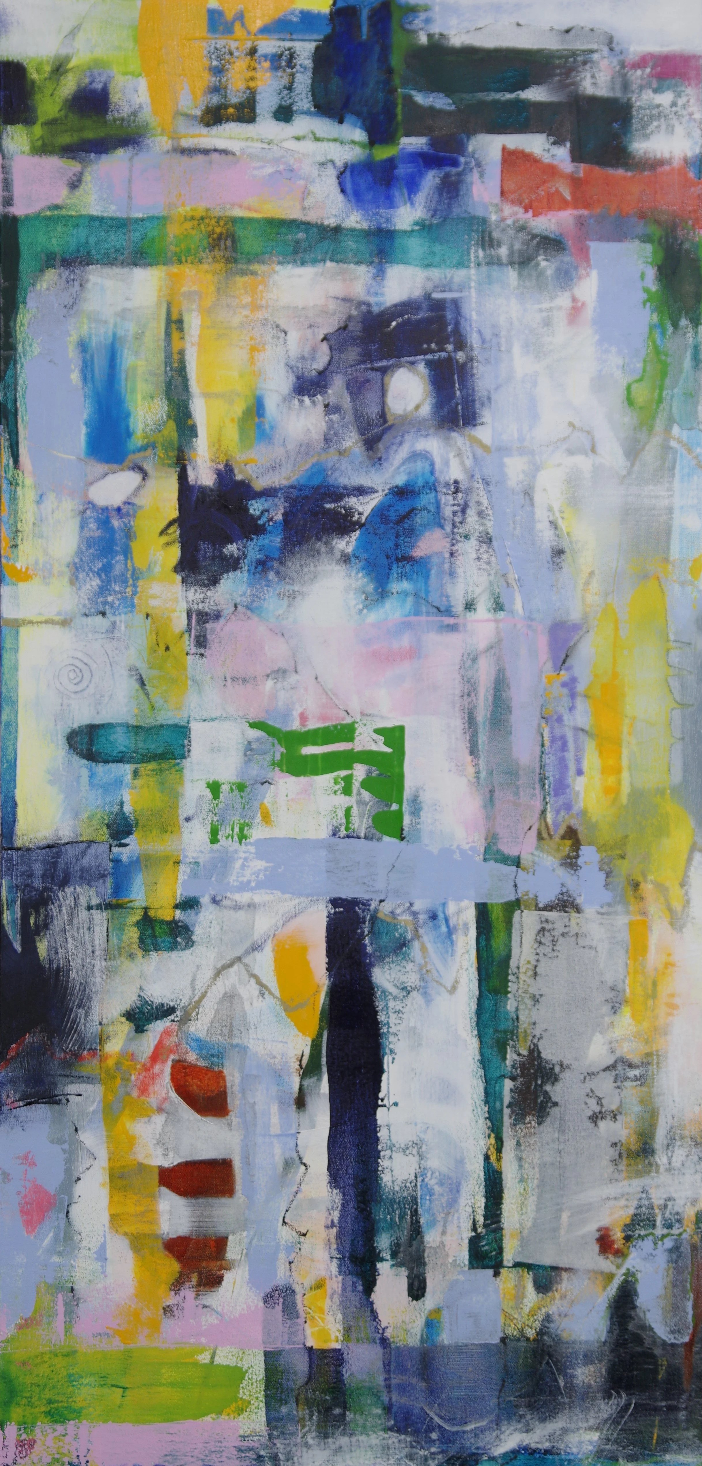 Complique; Oil on Canvas; 23 x 48; Sold