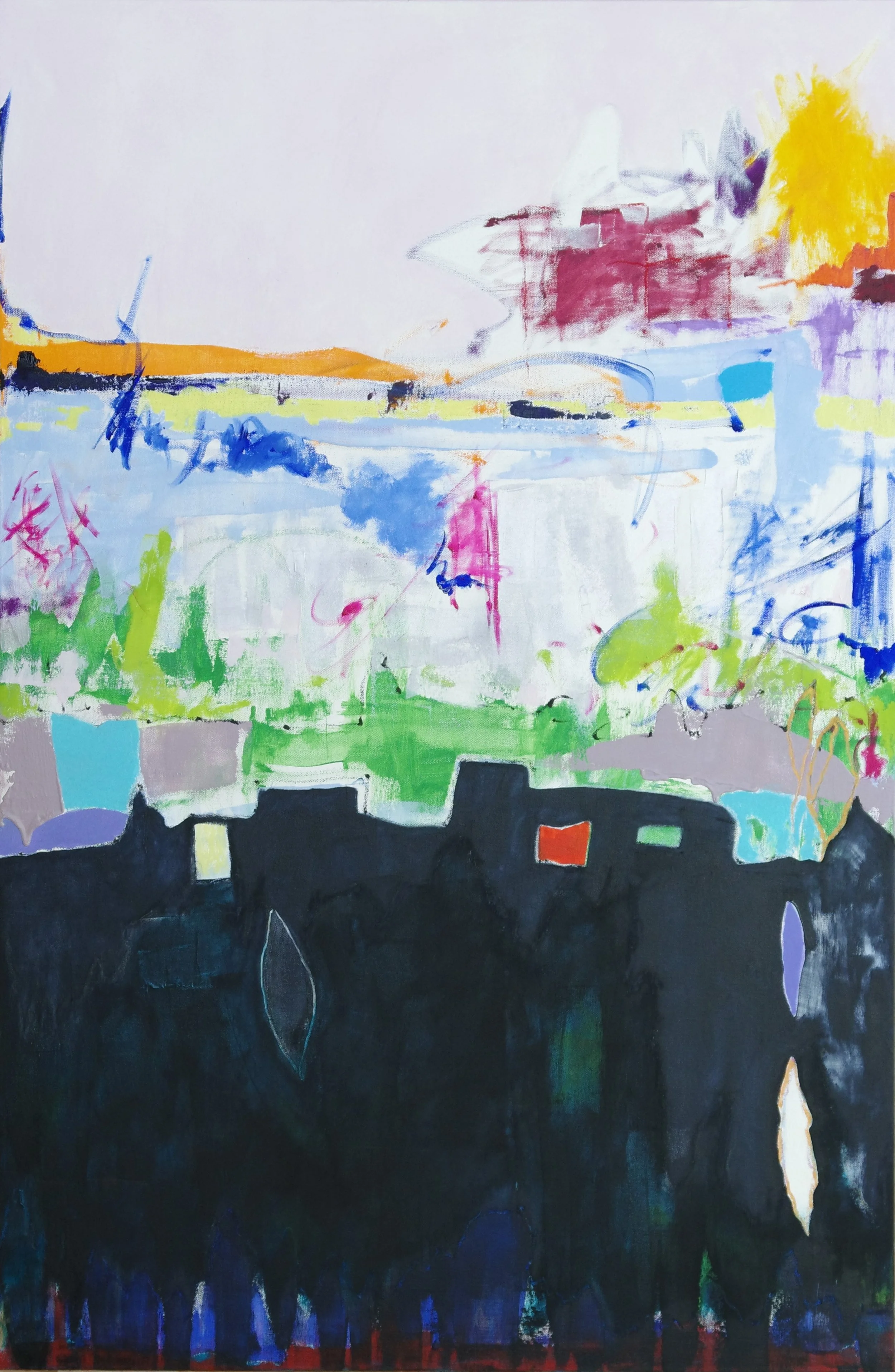 Corridors of Time; Oil on Canvas on Panel; 27 x 41; Sold