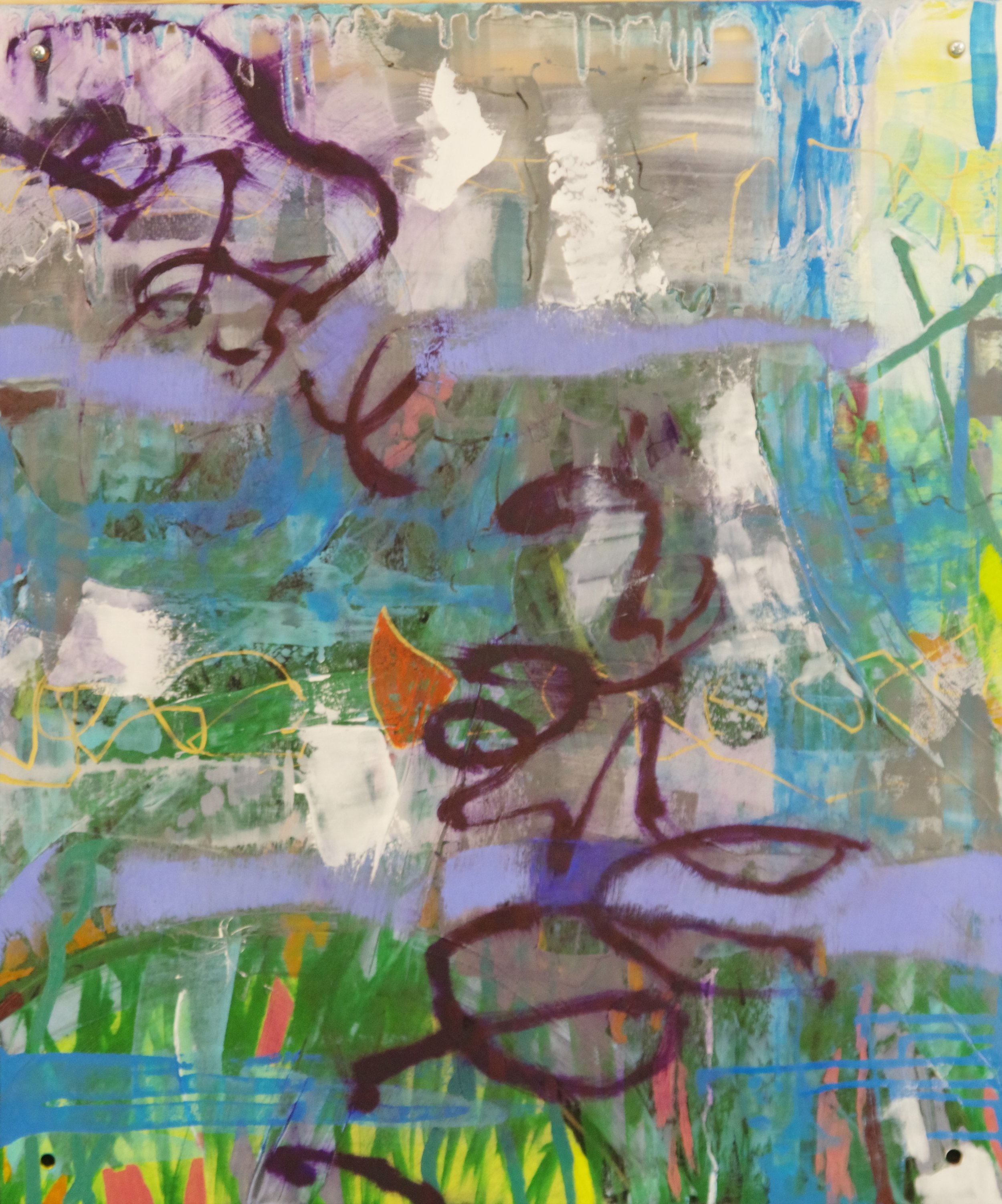 Sojourn; Oil on Plexiglass; 20 x 24; Available at Shoonover Gallery
