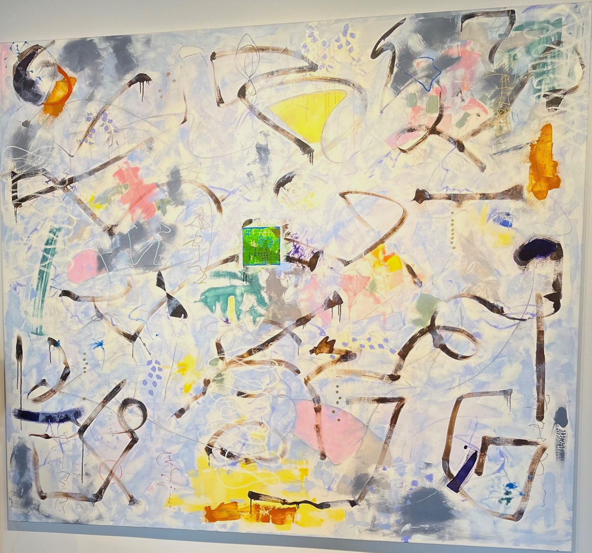 Cycles and Polarities; Oil on Canvas; 80" x 90"; Available at Olson-Larsen Galleries