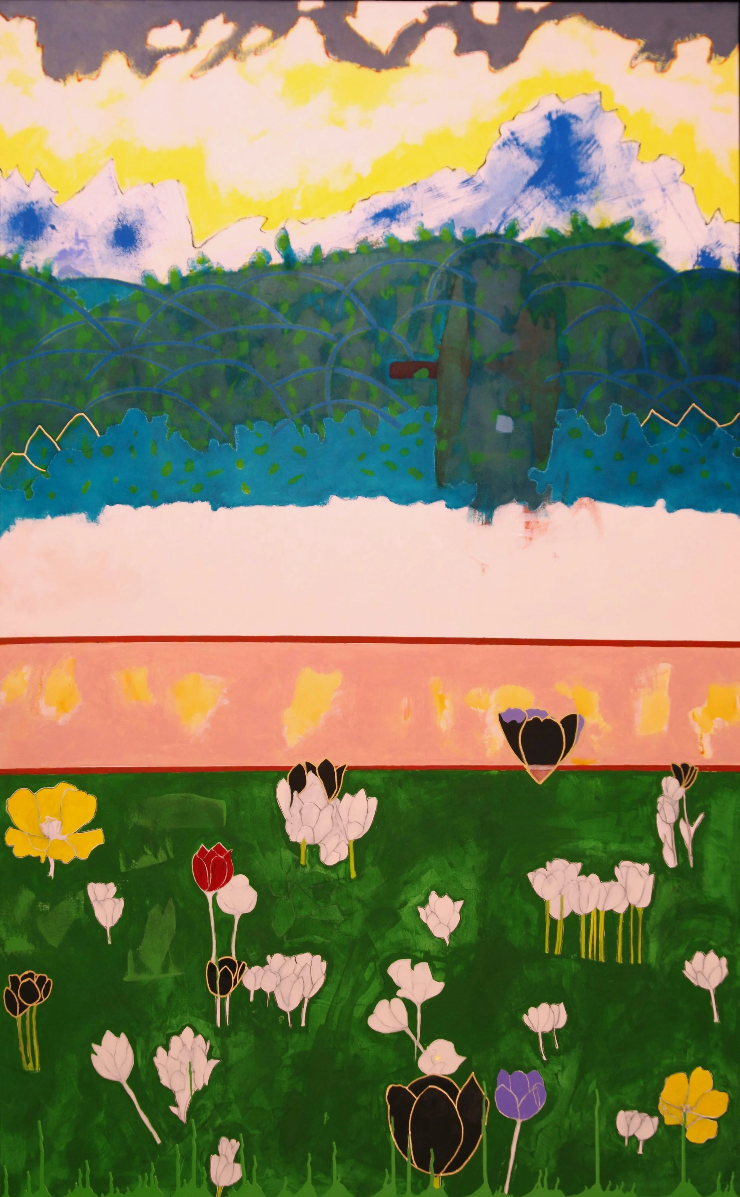 Footsteps Unfurling; Oil on Canvas on Panel; 40" x 64"; Available