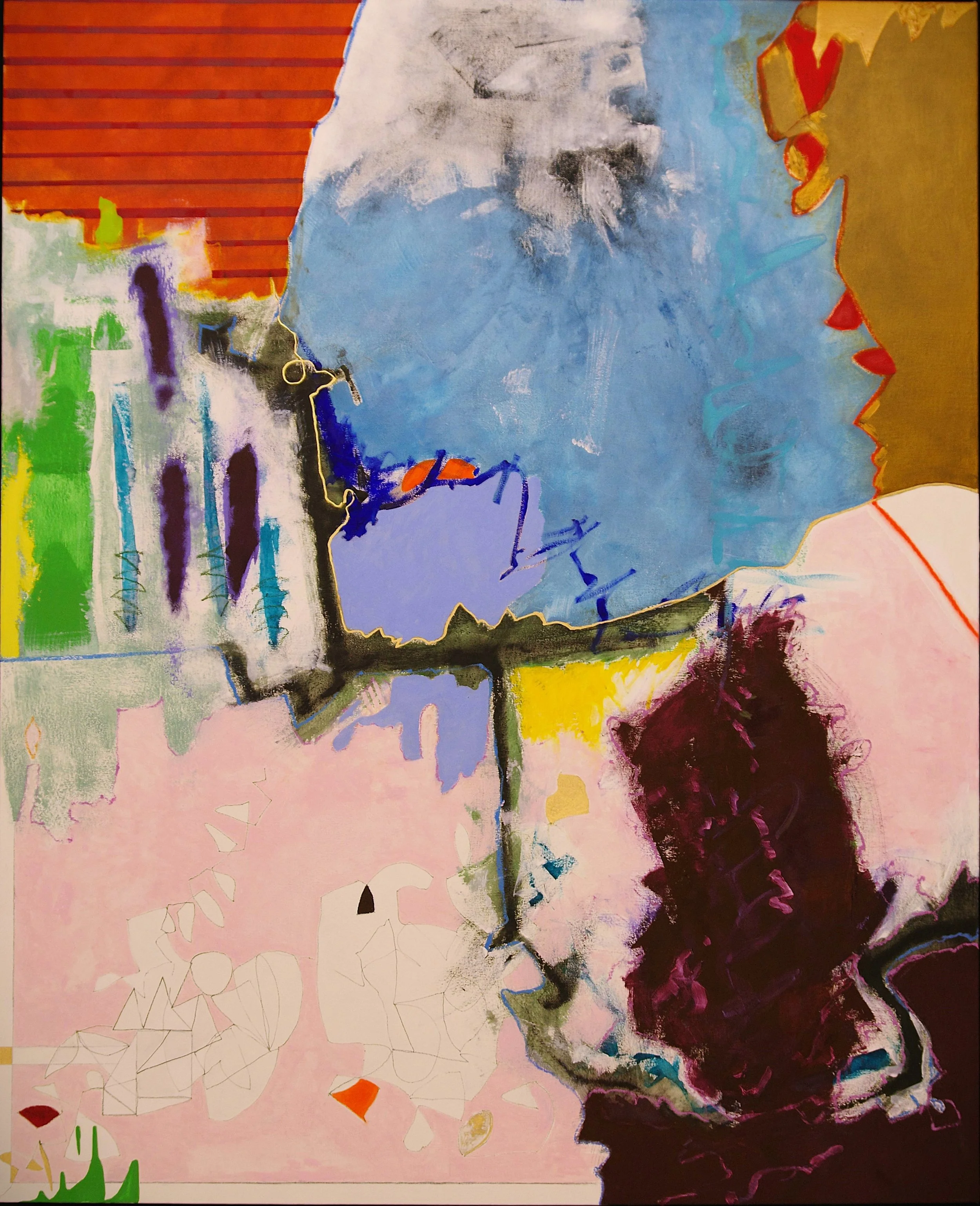 Looming; Oil on Canvas on Panel; 40" x 48"; Available