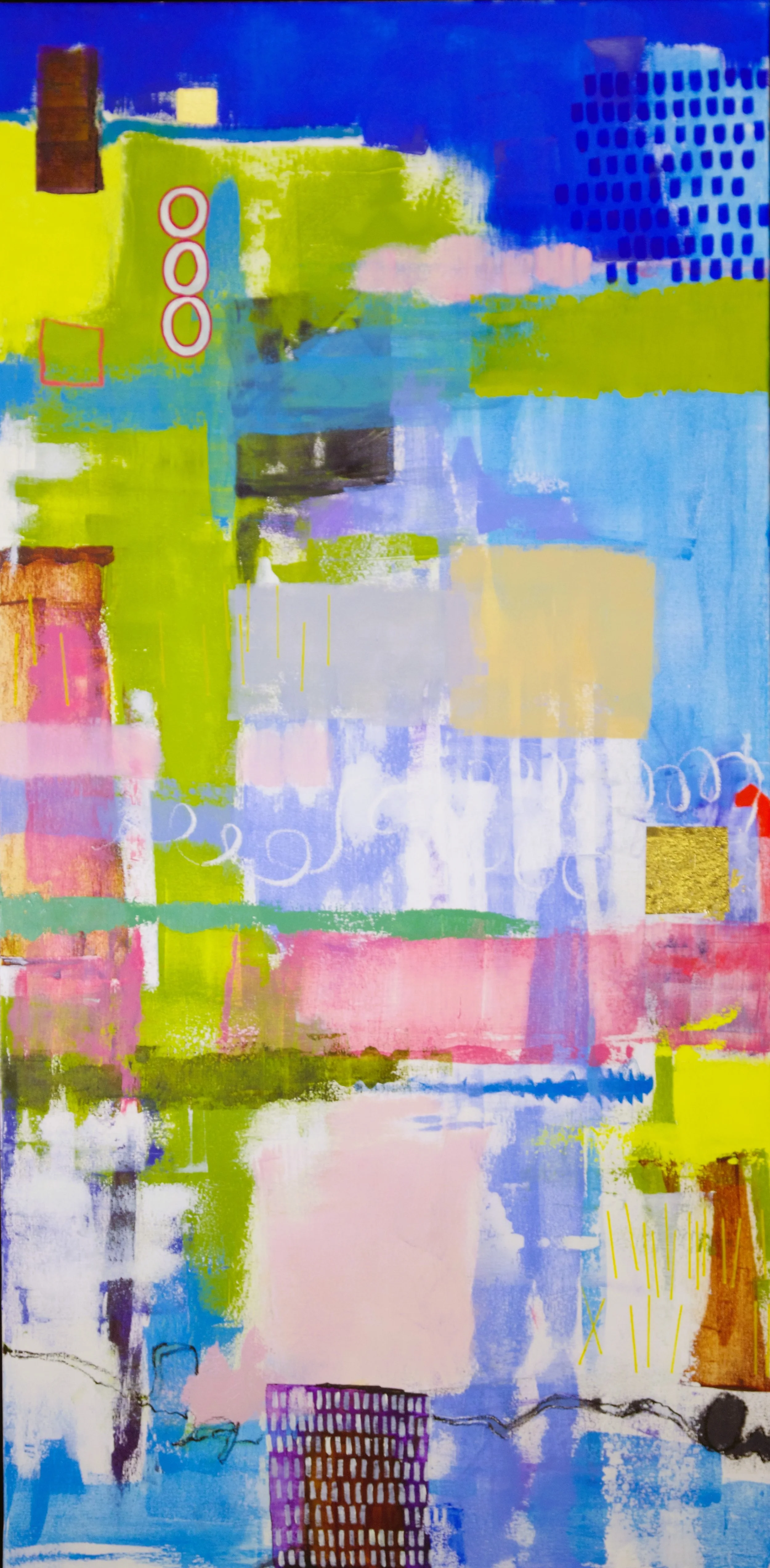 Certainty of Caprice; Oil on Canvas on Panel; 23" x 47"; Available
