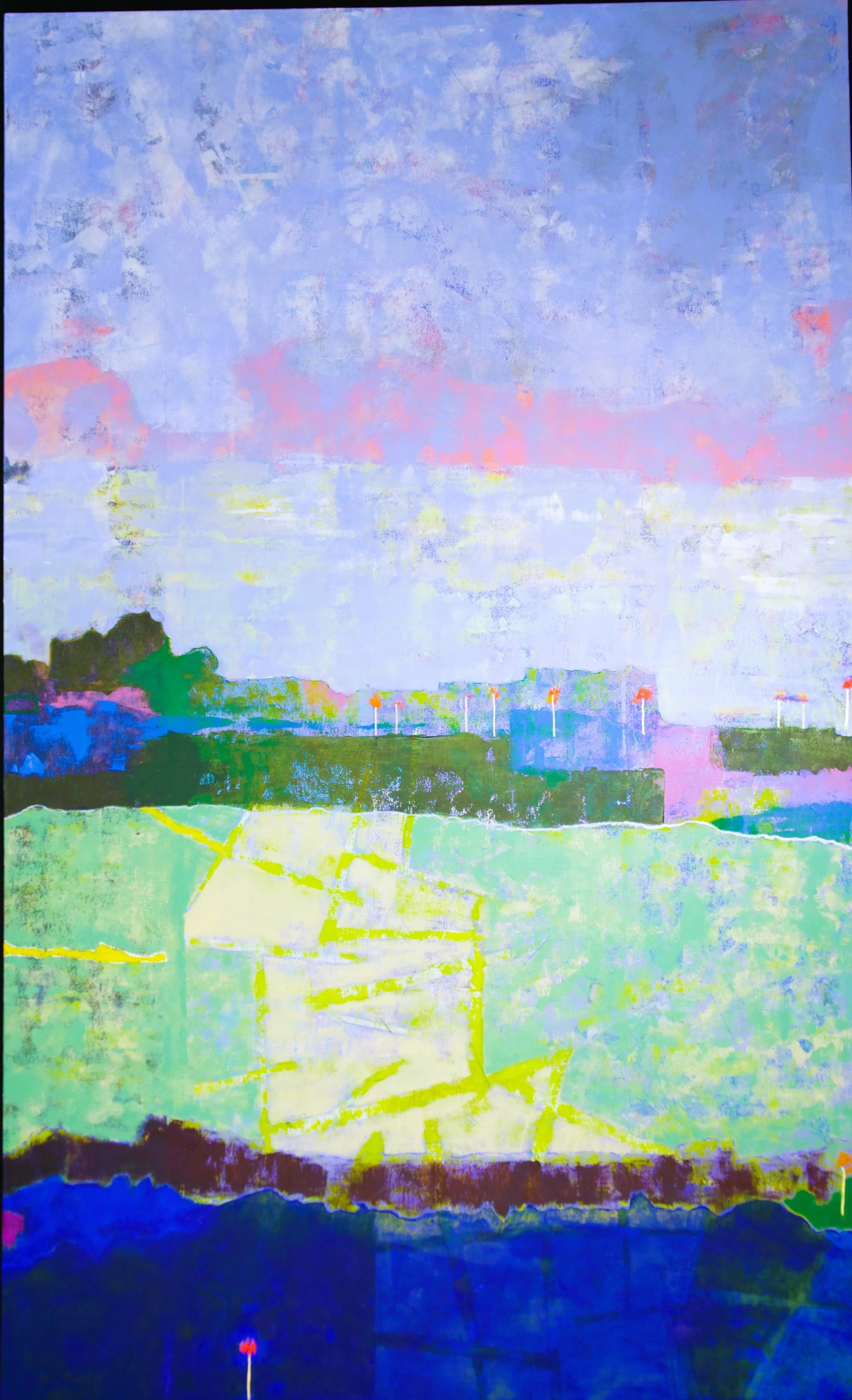 Age of Disclosure; Oil on Canvas on Panel; 48" x 78"; Available at Olson Larsen Gallery
