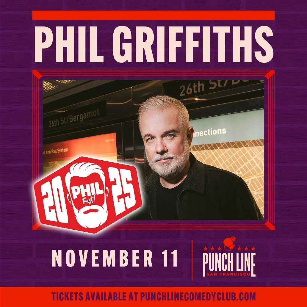 Tonight in SF @punchlinesf I&rsquo;m headlining! Bring a canned good or three for the food drive and feel good while listening to my dick jokes. Make a young Phil happy that he used that huge head of his to sell some tickets.