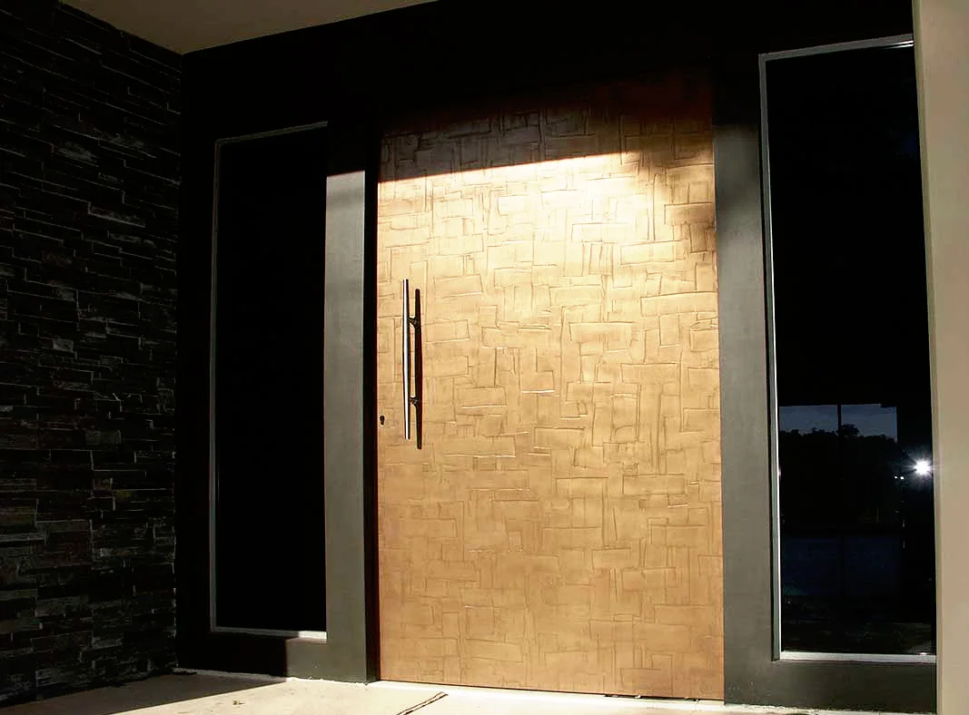 bronze designer door