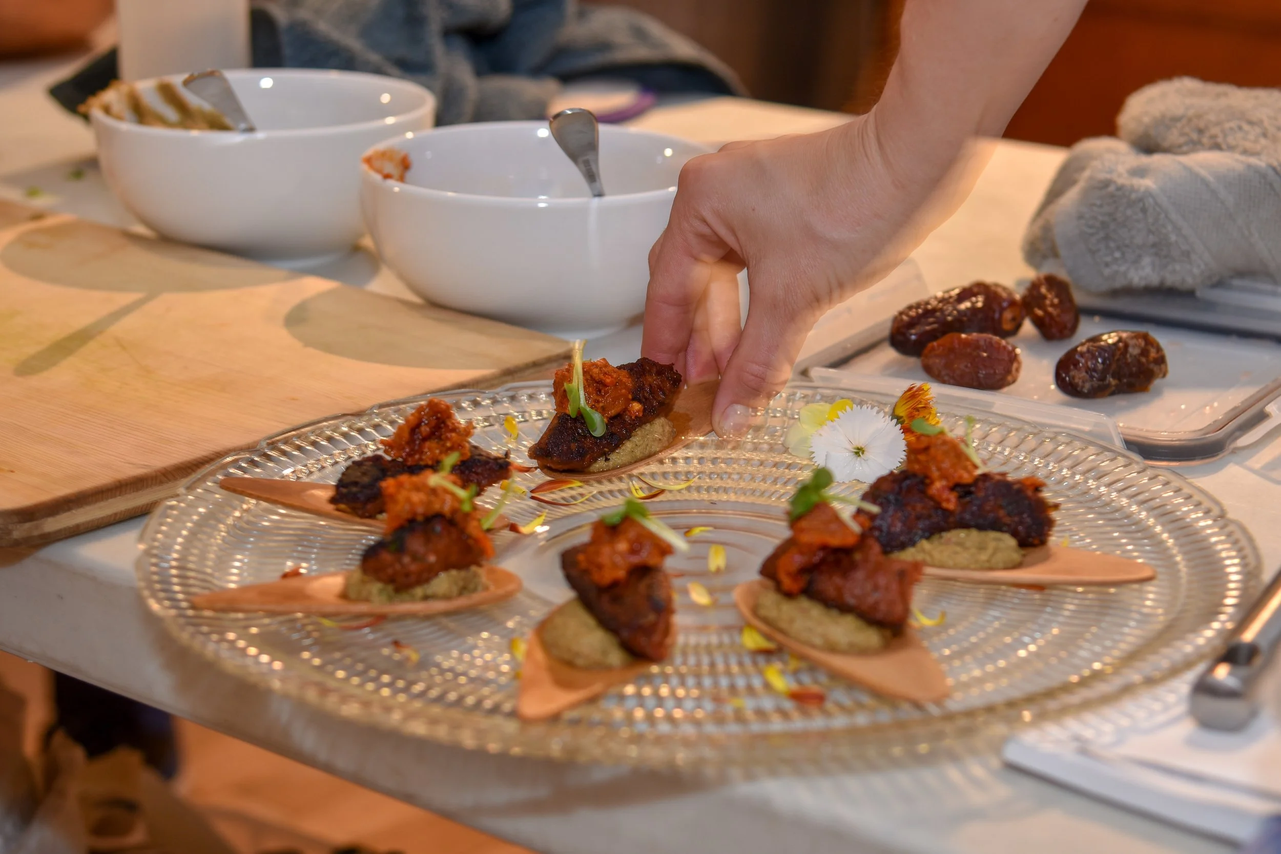 "EMILY IS ON POINT IN THE KITCHEN. YUM!"
