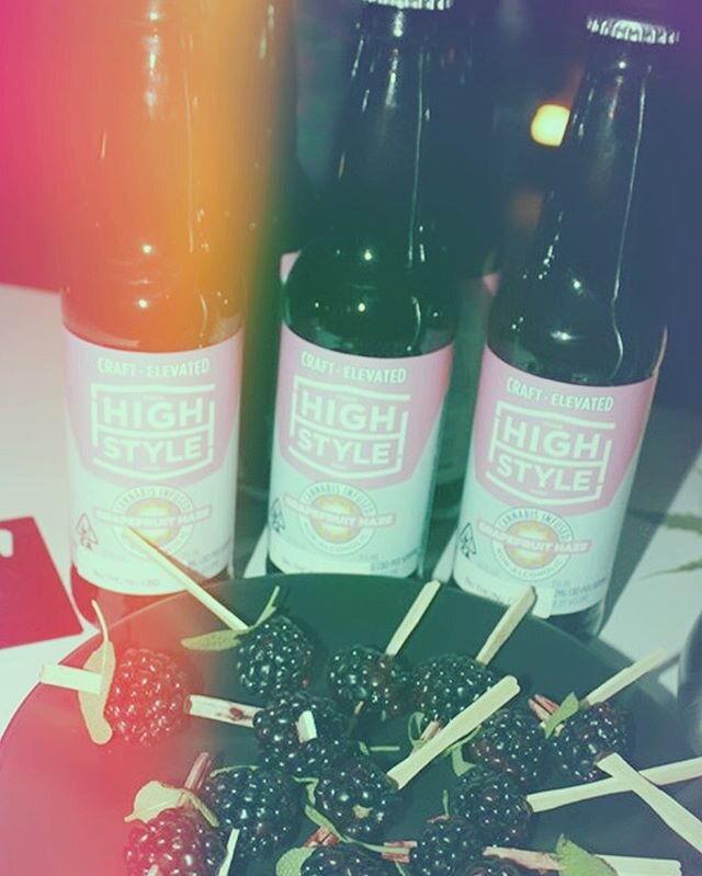 Kick back and let loose like you&rsquo;re on the beach with a Blood Red Orange Brew from our friends @highstylebrewingco. Tropical and citrusy with 10mg of THC, it was the perfect compliment to our latest dinner in San Diego.
.
Major shoutout and tha