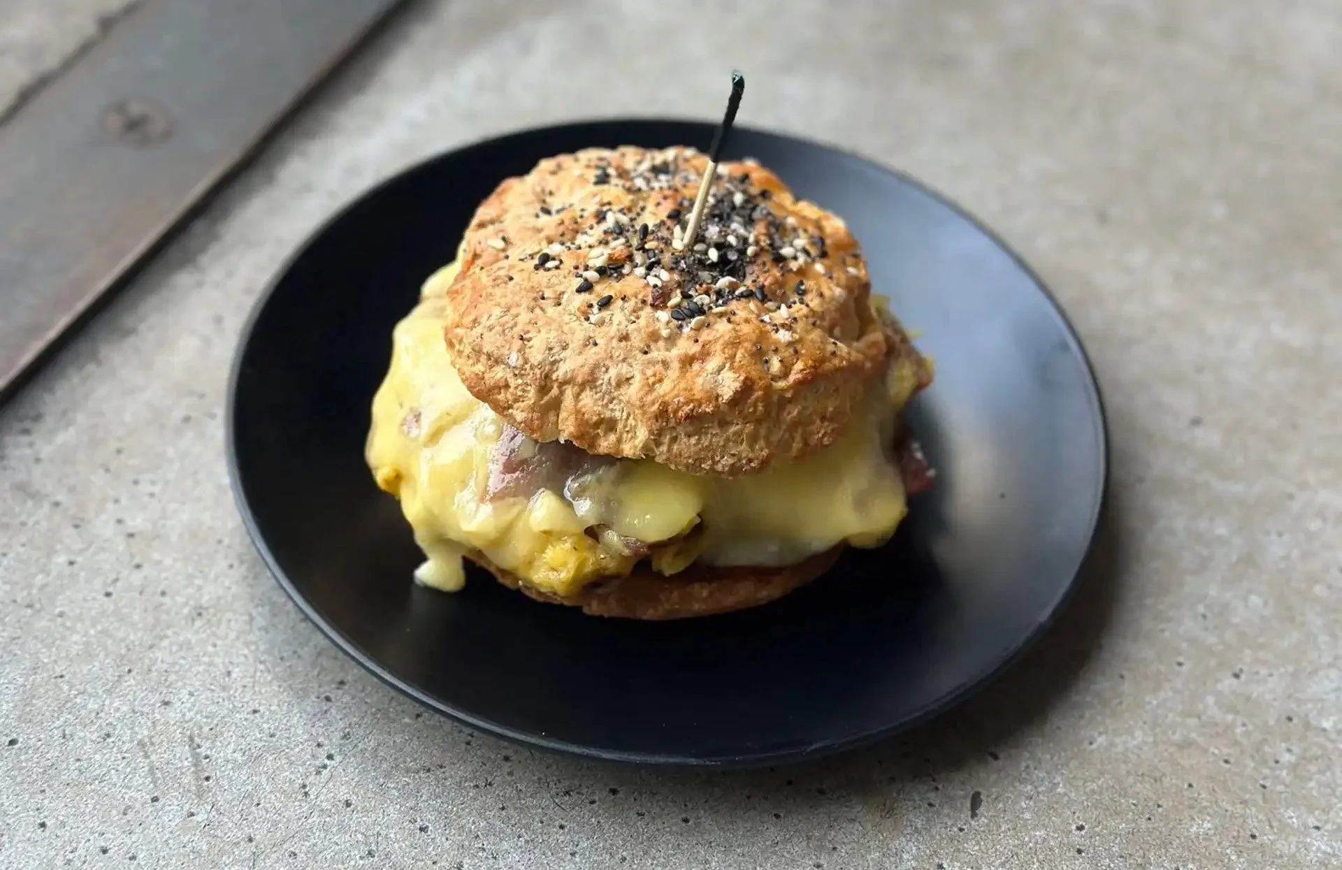 Gochujang Fig Jam Egg Sandwich | $16