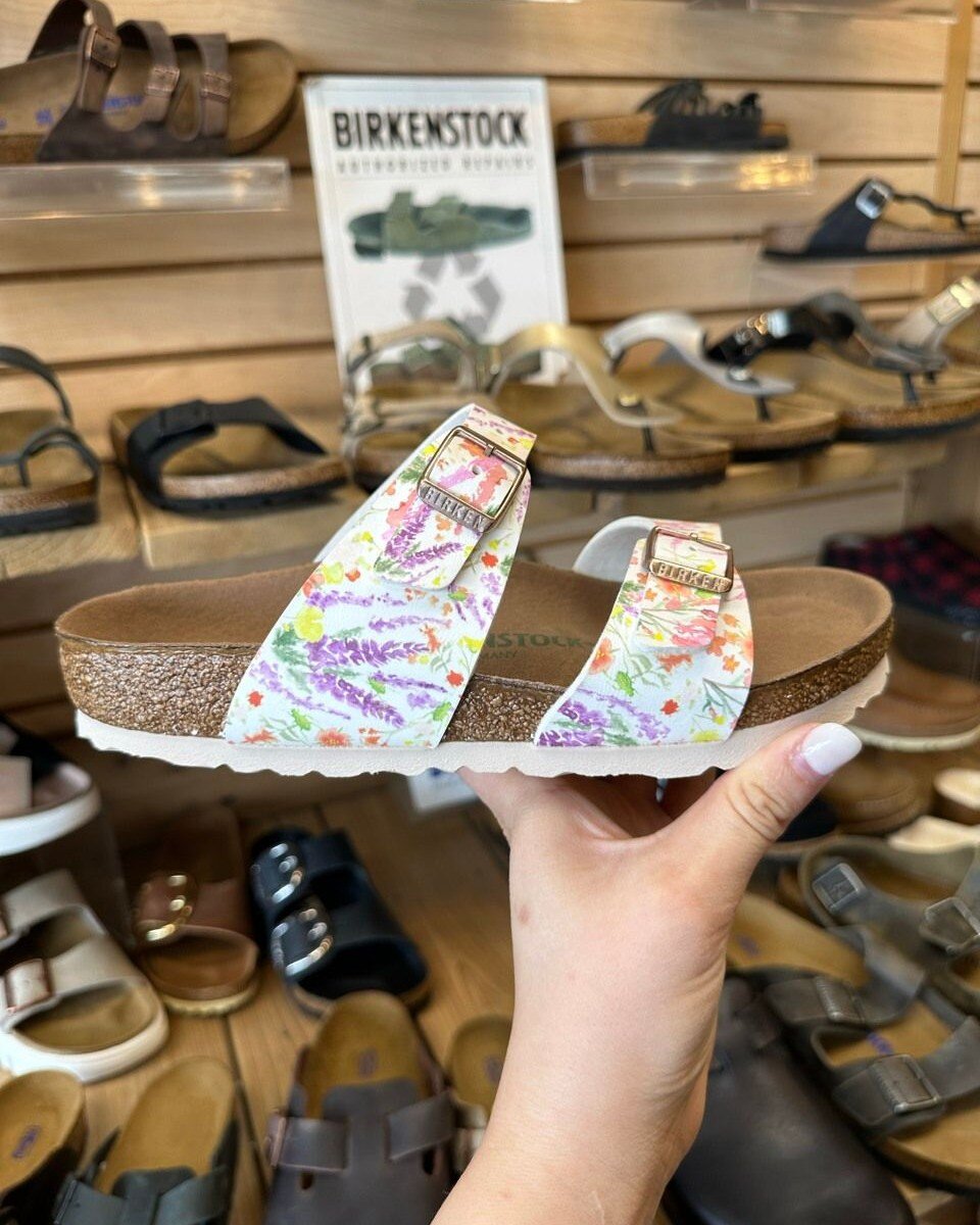 You know what they say, April showers bring May flowers 🌼

Adorable floral @birkenstocks, that is! 

Now is the perfect time to stock up on your Spring and Summer collection for the year! We have plenty of fresh new arrivals in the shop for you to c