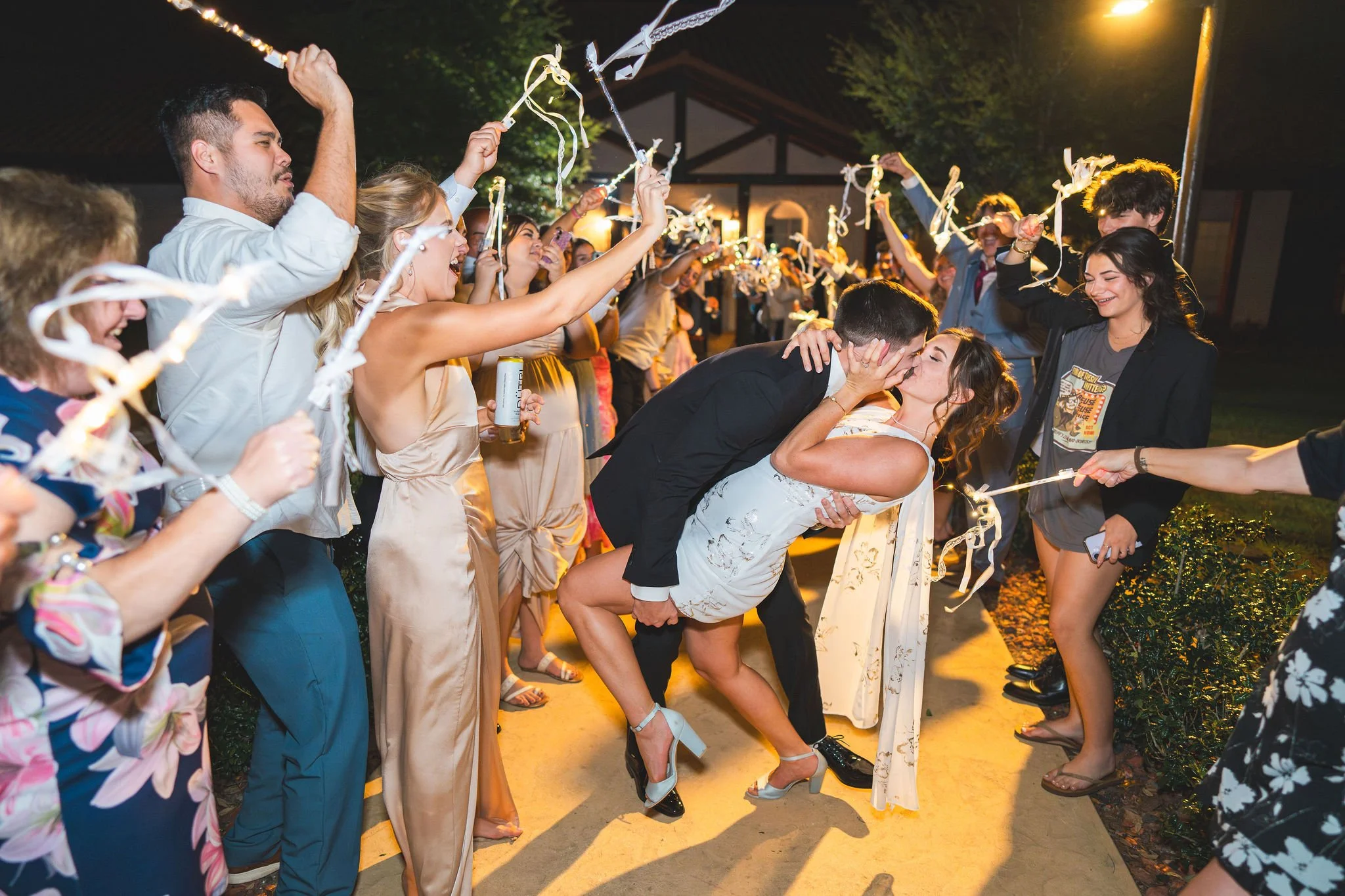 Wedding exit at Sterling Event Venue