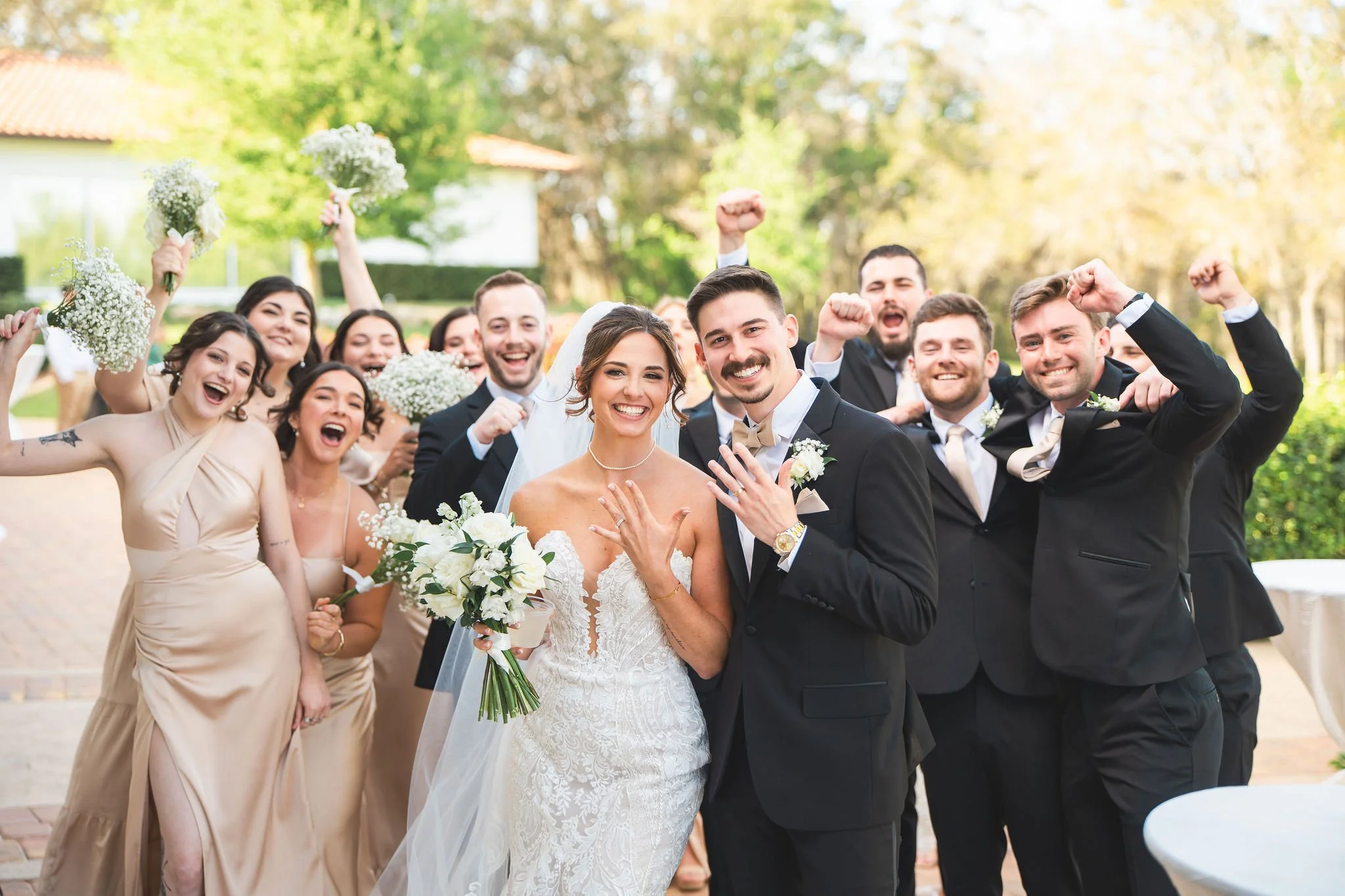 Orlando Bride and Groom Just Married