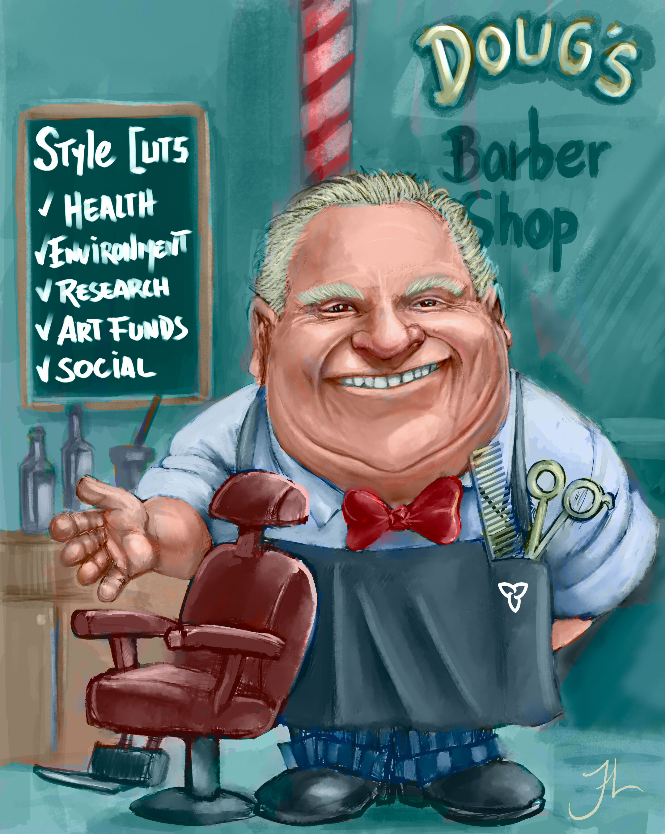 Doug Ford's cuts the budget