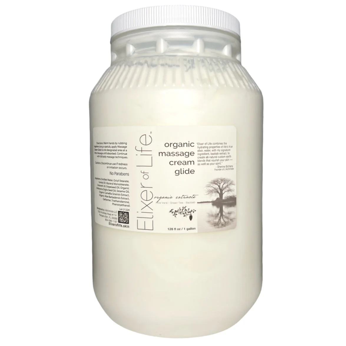 Organic Massage Cream  Glide