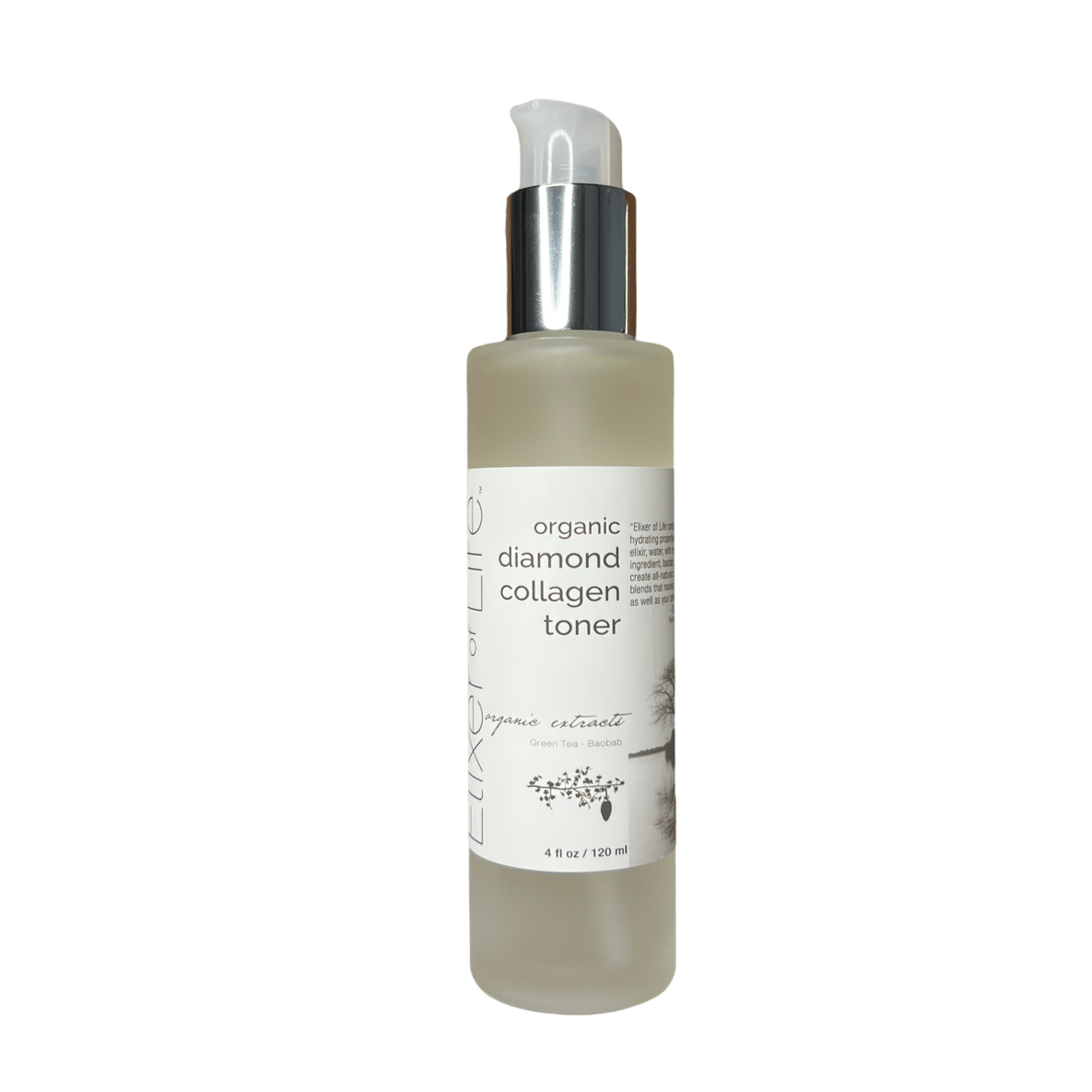 Organic Diamond Collagen Toner 4 fl oz / Wholesale c