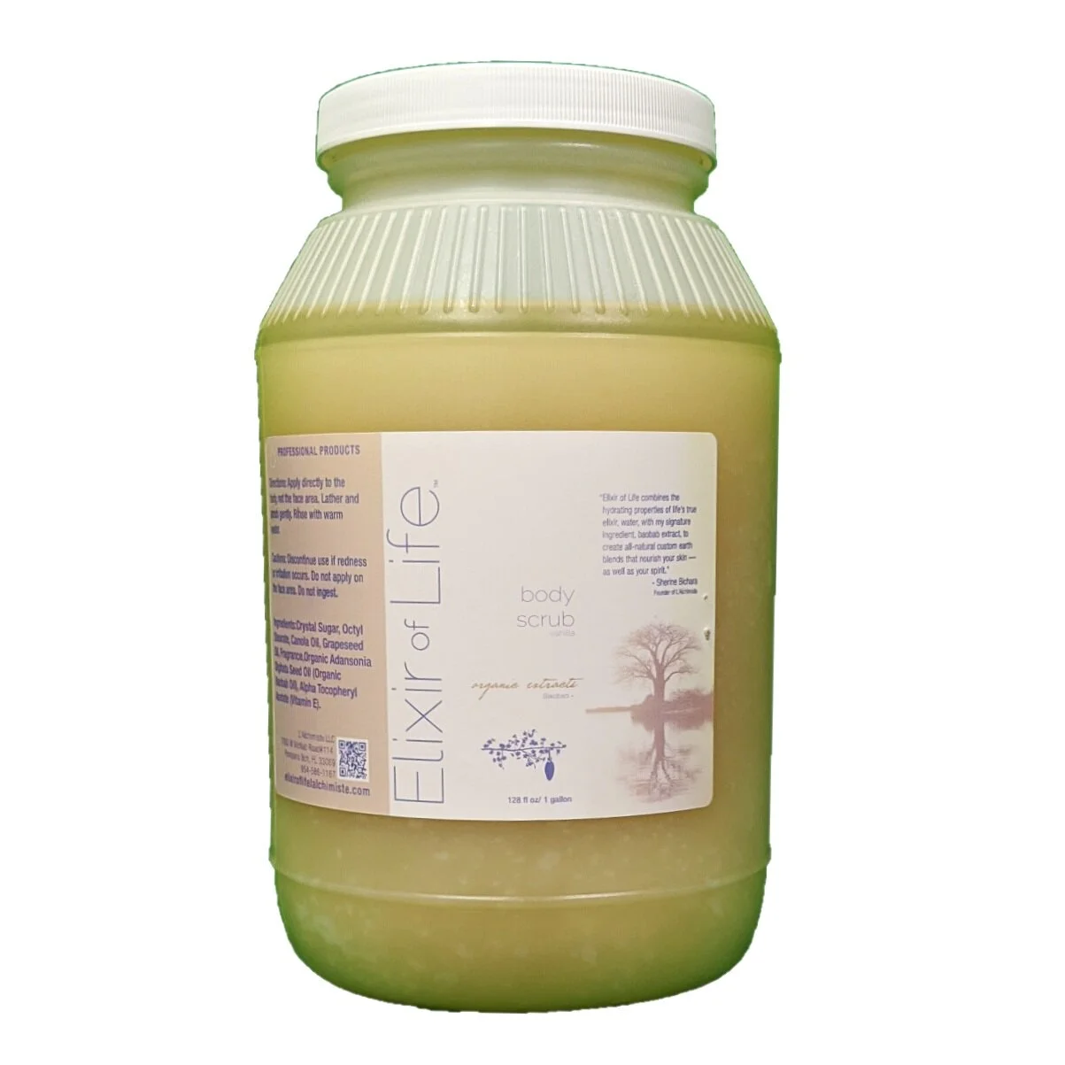 Sugar Body Scrub Vanilla 128 oz