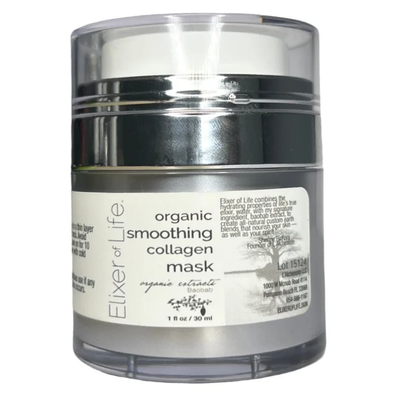Organic Smoothing Collagen Mask 1 fl oz 30 ml/Wholesale