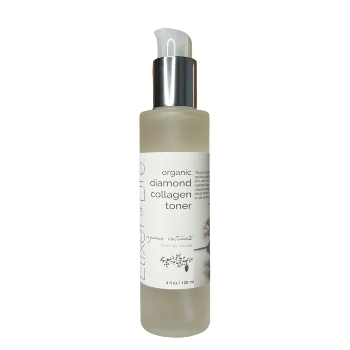 Organic Diamond Collagen Toner 4 fl oz / Wholesale c