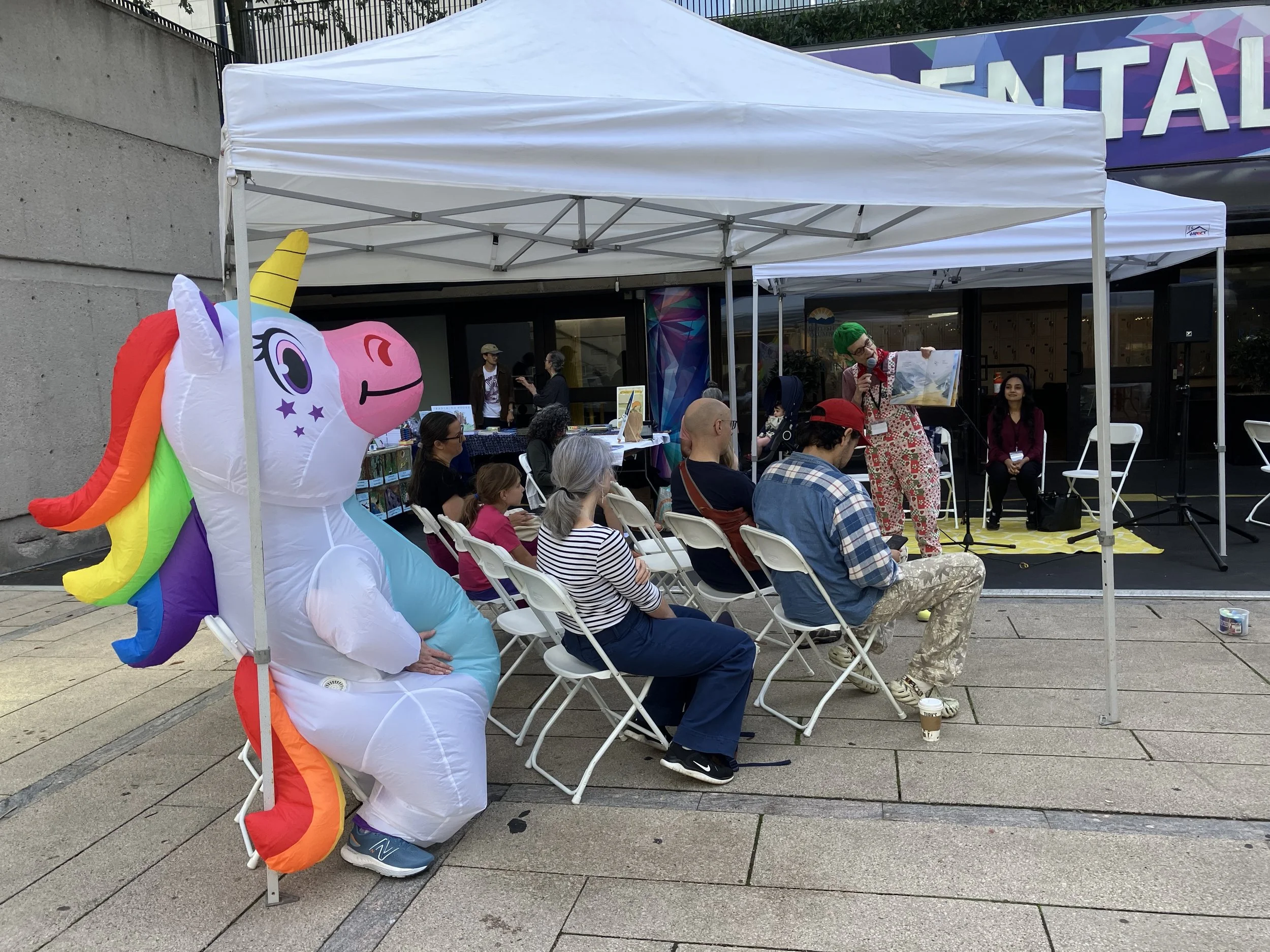Unicorn at Word Vancouver 2025.