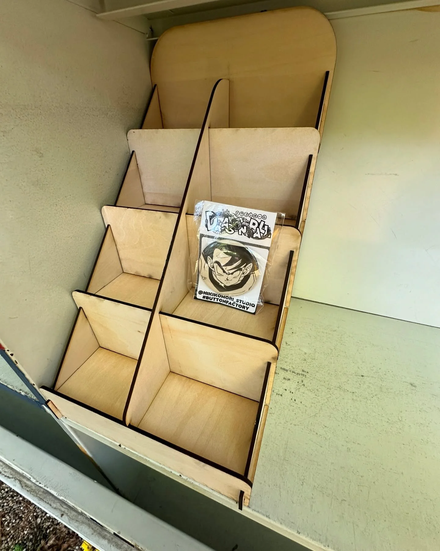 I love it when a plan comes together!  The #ButtonFactory is busy trying to #destroycomics one floppy eared reader at a time. JK&hellip;kinda 🤪 Please donate comics and manga to:  @dragonwagonbooks #comicbook #upcycled #goku #dragonball #capsulecorp