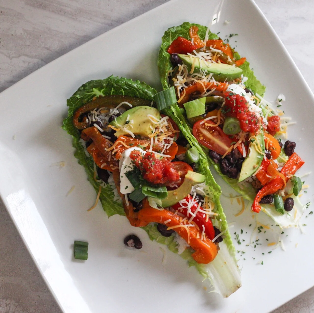 Lettuce Veggie Tacos