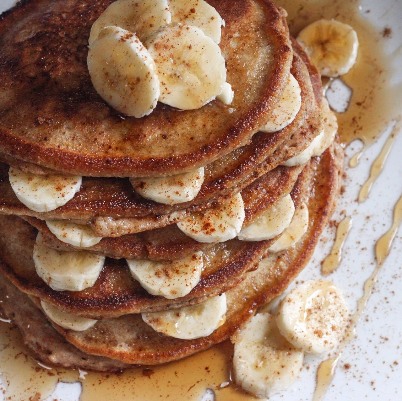 Whole Wheat Banana Pancakes
