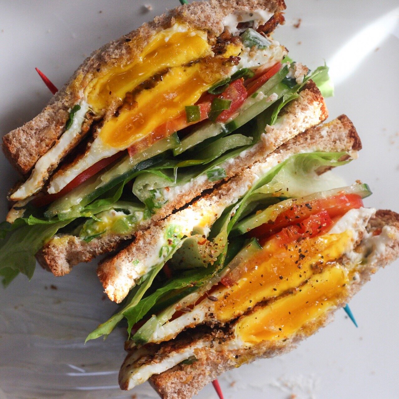 Breakfast Sandwich With Infused Cream Cheese