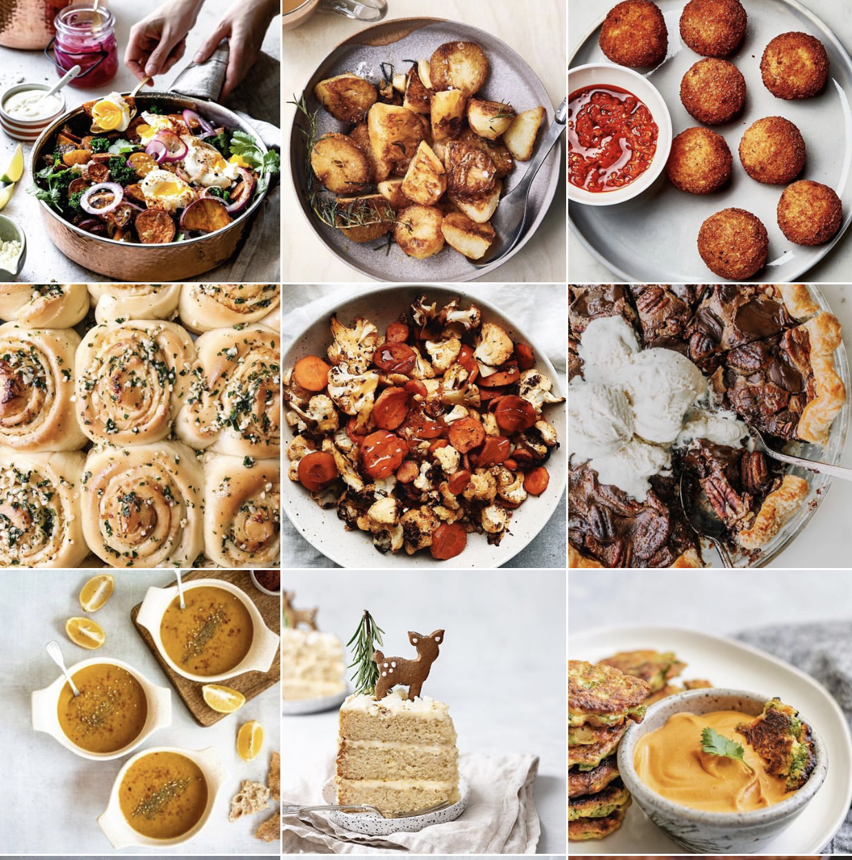 Samples of photos I identified as “good” food photography