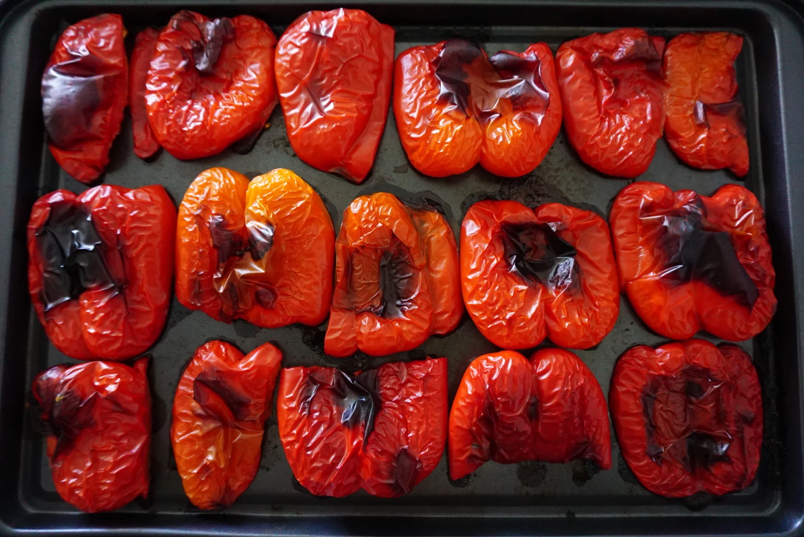 How to Roast Red Peppers