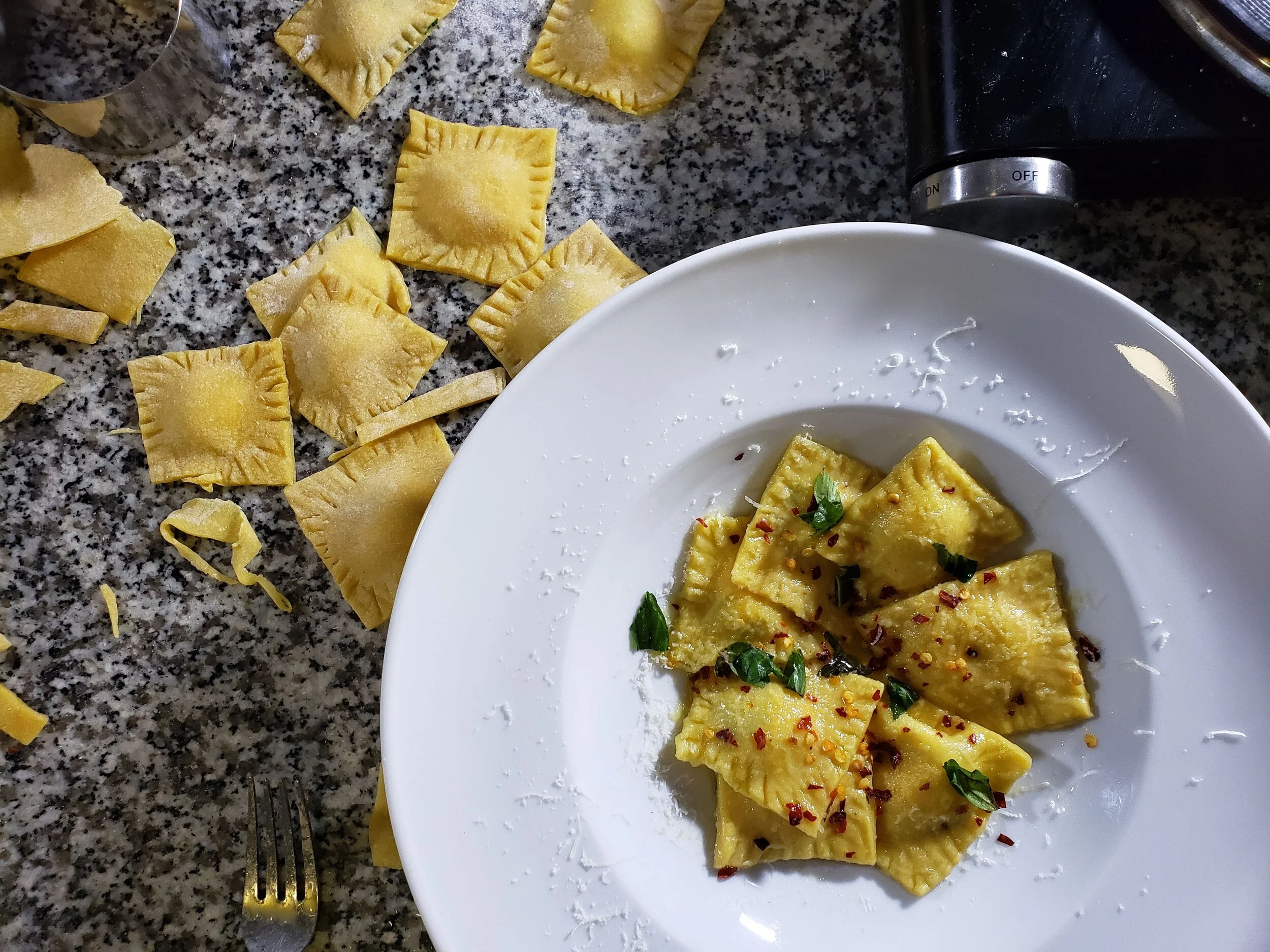 Homemade Ravioli Ingredients